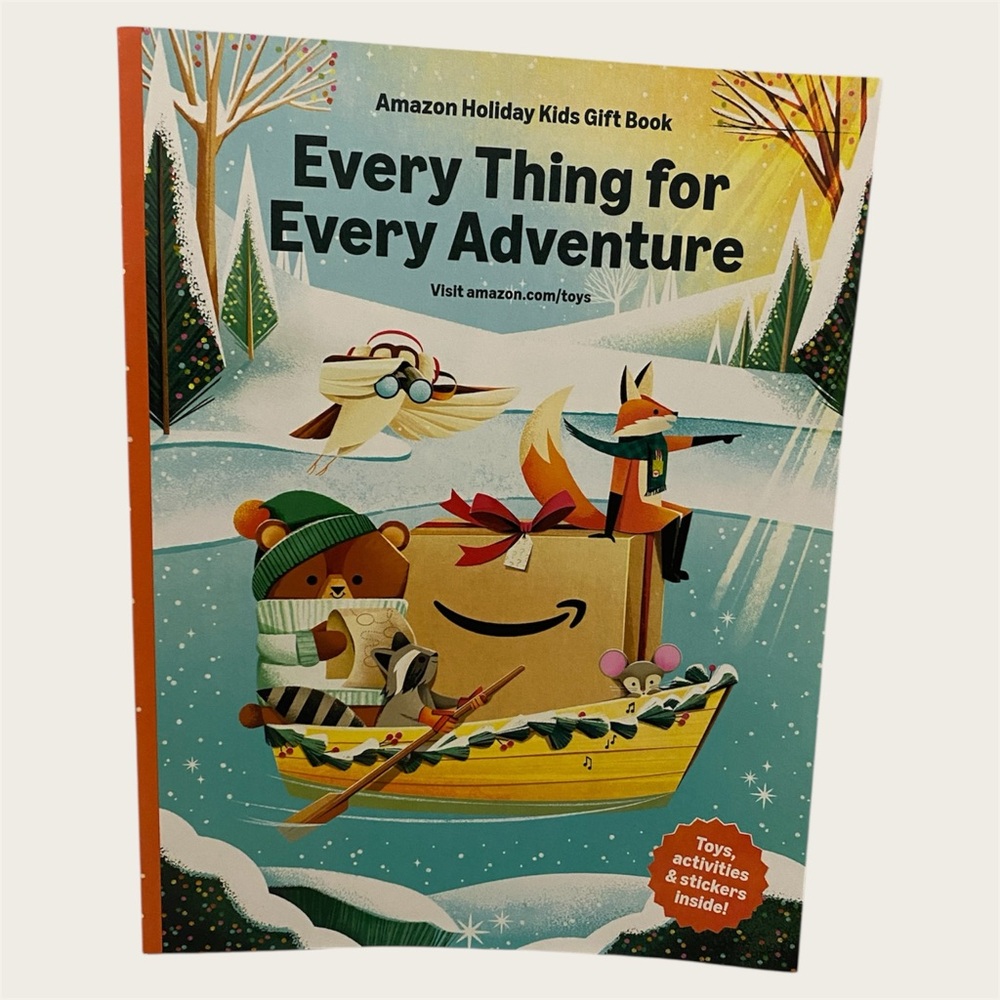 Amazon Holiday Kids Gift Book Toy Catalog Wish Book 2025 Stickers BRAND NEW